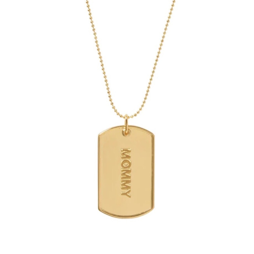 Mommy and Mini Tag Necklace Set
